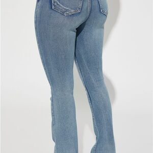 Vintage Wash Boot Cut Jeans - SIZE 15